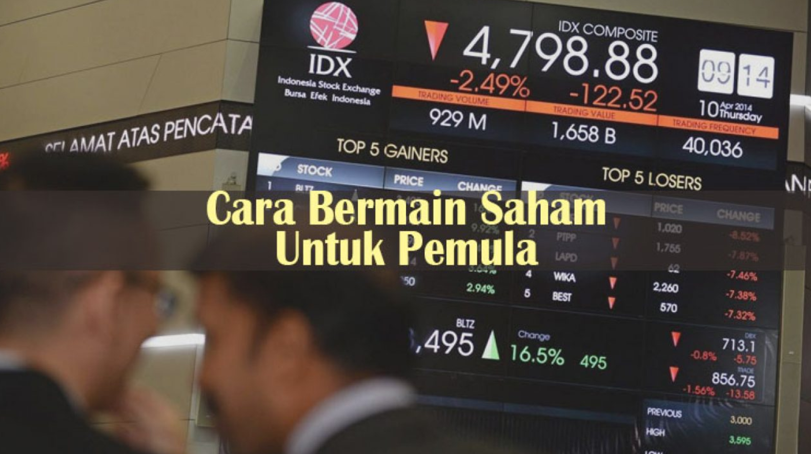 Cara Ikut Saham Untuk Pemula