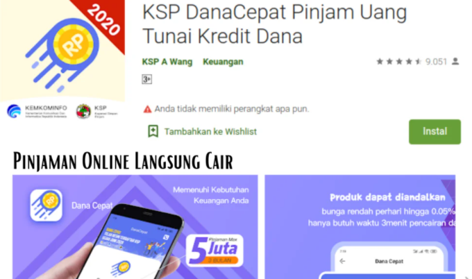 Pinjaman Online Langsung Cair Ini | Syaratnya Mudah