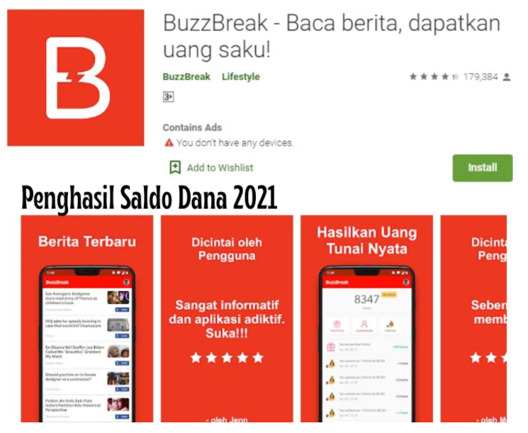 Aplikasi Penghasil Saldo Dana 2021 Gratis Tercepat dan termudah